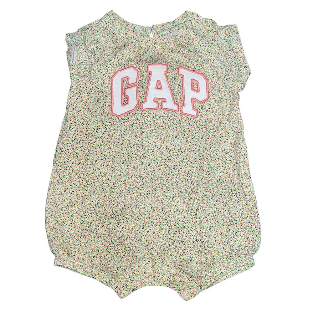 Bundle Of 6 Baby Girls One Piece Outfits 0-3M Summer Fish Watermelon Gap Carters - Picture 5 of 11
